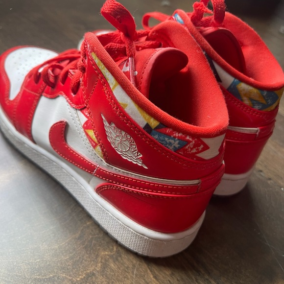 Nike Red Jordan 1 Barcelona - like new - Picture 4 of 5